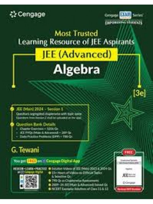  Mathematics for Joint Entrance Examination JEE (Advanced): Algebra at Ashirwad Publication